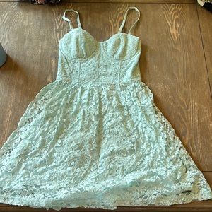 mint green size s dress